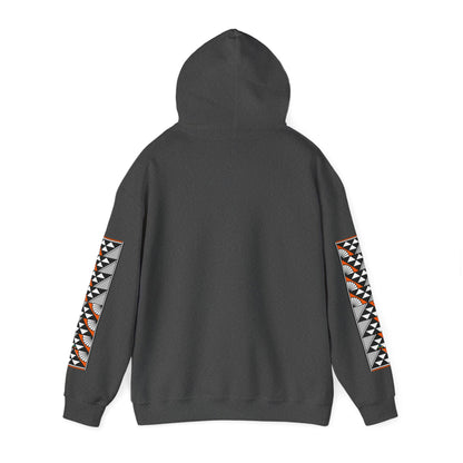Sun and Rain in Orange Unisex Hoodie