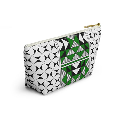 Sacred Mountains in Green Pouch w T-bottom