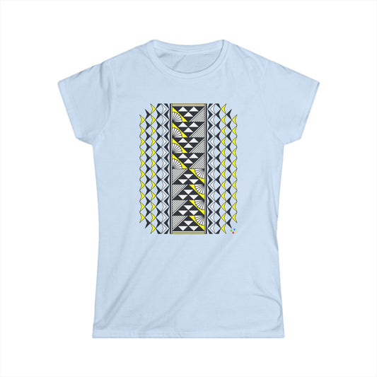 Yellow Southwest Sun and Rain Women's Softstyle Tee