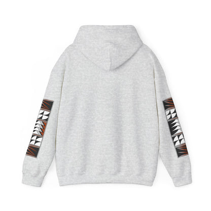 Blessed Feathers in Rust Unisex Hoodie