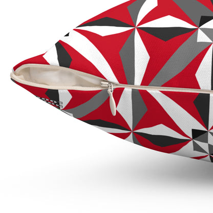 Morning Star in Red Square Pillow