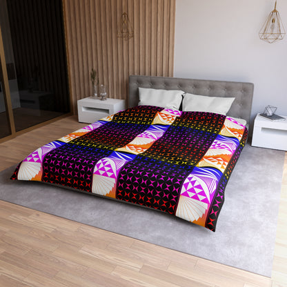 Rainbow Sunrise Microfiber Duvet Cover