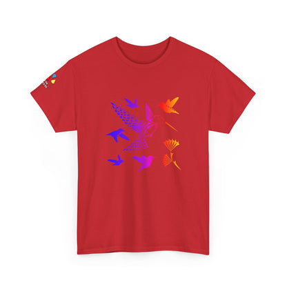 Rainbow Hummingbird Blessing Gildan Unisex Tee