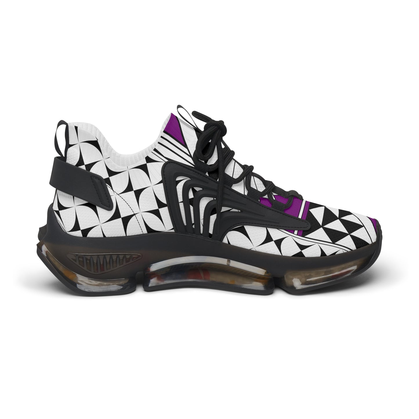 Southwest Sunrise in Purple Women's Mesh Sneakers