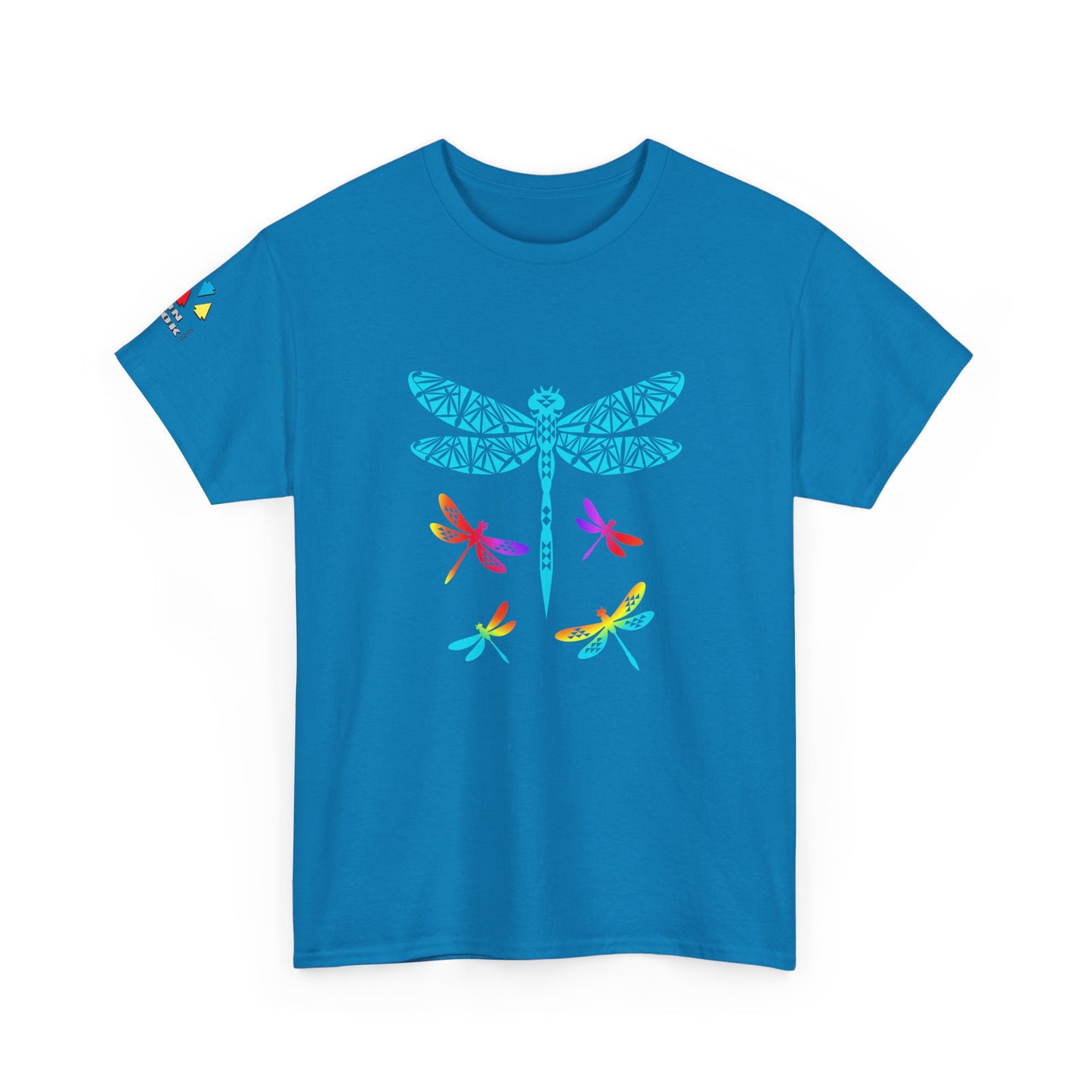 Rainbow Native Dragonfly Gildan Unisex Tee