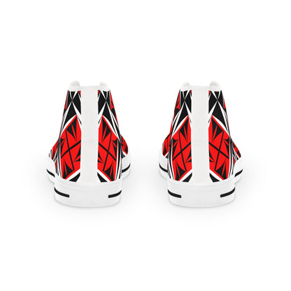 Sacred Winds in Red High Top Sneakers