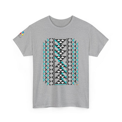 Sun and Rain in Turquoise Gildan Unisex Tee
