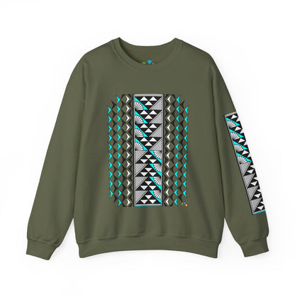 Sun and Rain in Turquoise Unisex Sweatshirt