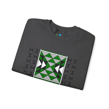 Sacred Mountains in Green Unisex Sweatshirt