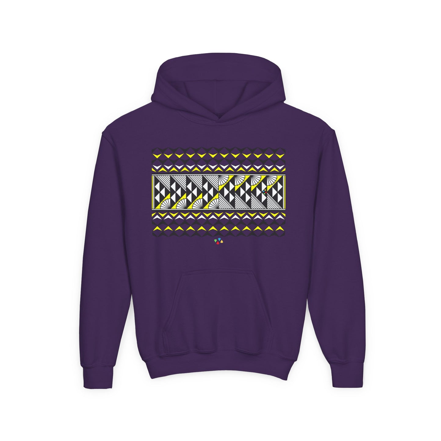 Yellow Rain and Sun Youth Heavy Blend Hooded Sweatshirt
