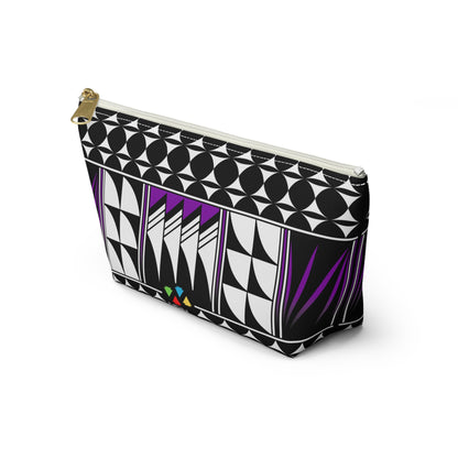 Blessed Feathers in Purple Pouch w T-bottom