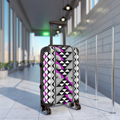 Southwest Rain and Sun in Pink Suitcases