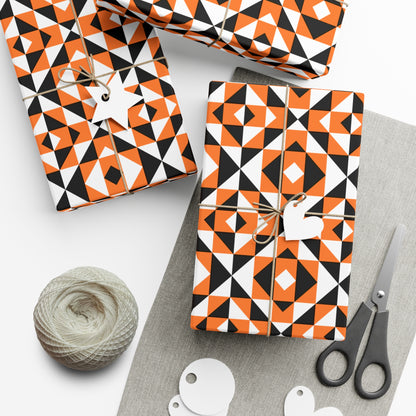 Orange Sacred Mountains Gift Wrap Papers