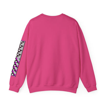 Sun and Rain in Pink Unisex Sweatshirt