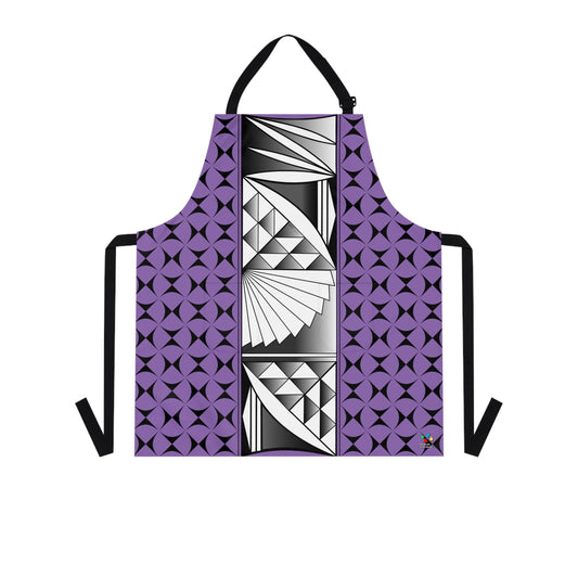 Chrome Sunrise in Purple Two Pocket Apron