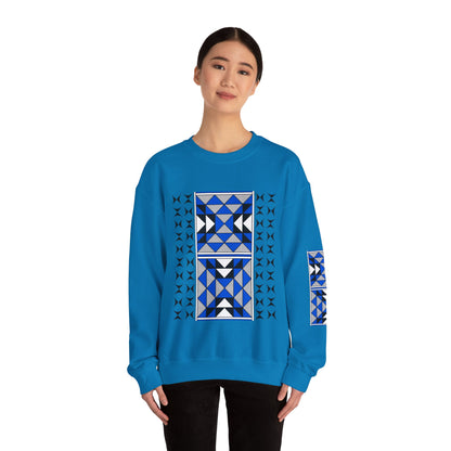 Sacred Mountains in Blue Unisex Sweatshirt