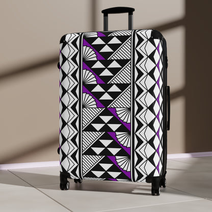 Purple Rain and Sun Suitcases