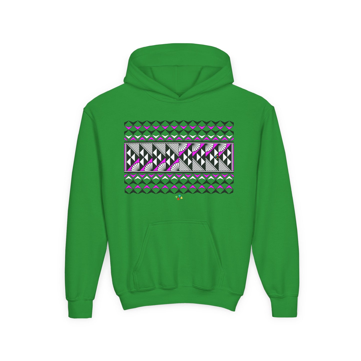 Pink Rain and Sun Youth Heavy Blend Hooded Sweatshirt