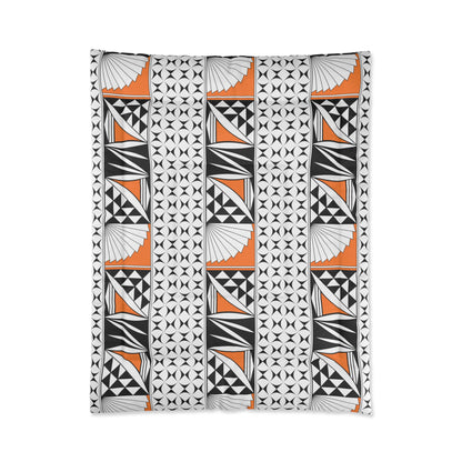 Southwest Sunrise in Orange Comforter