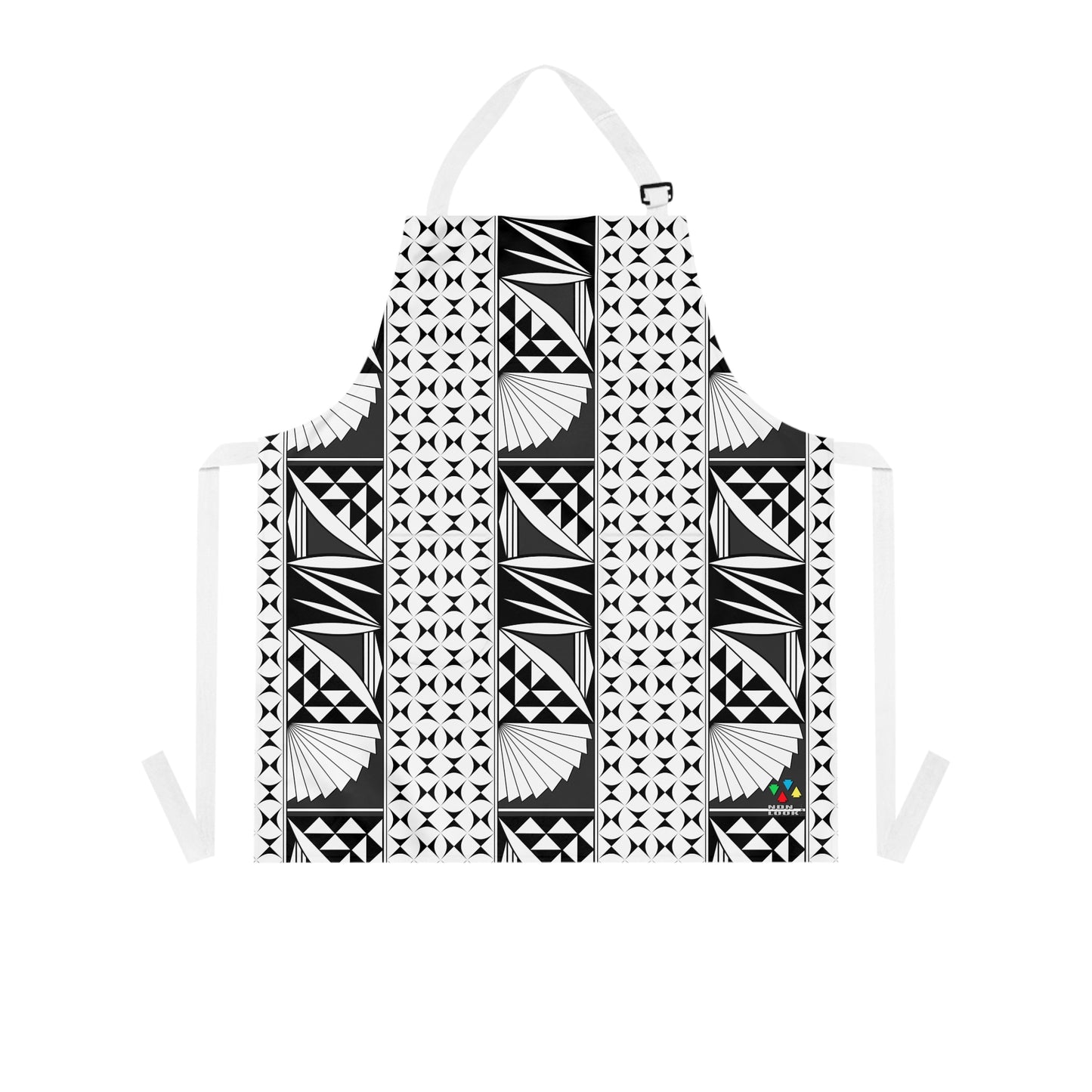 Southwest Sunrise 3 Row Charcoal Two Pocket Apron