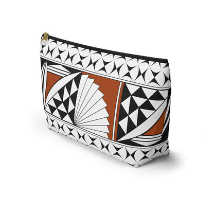 Southwest Sunrise in Rust Pouch w T-bottom