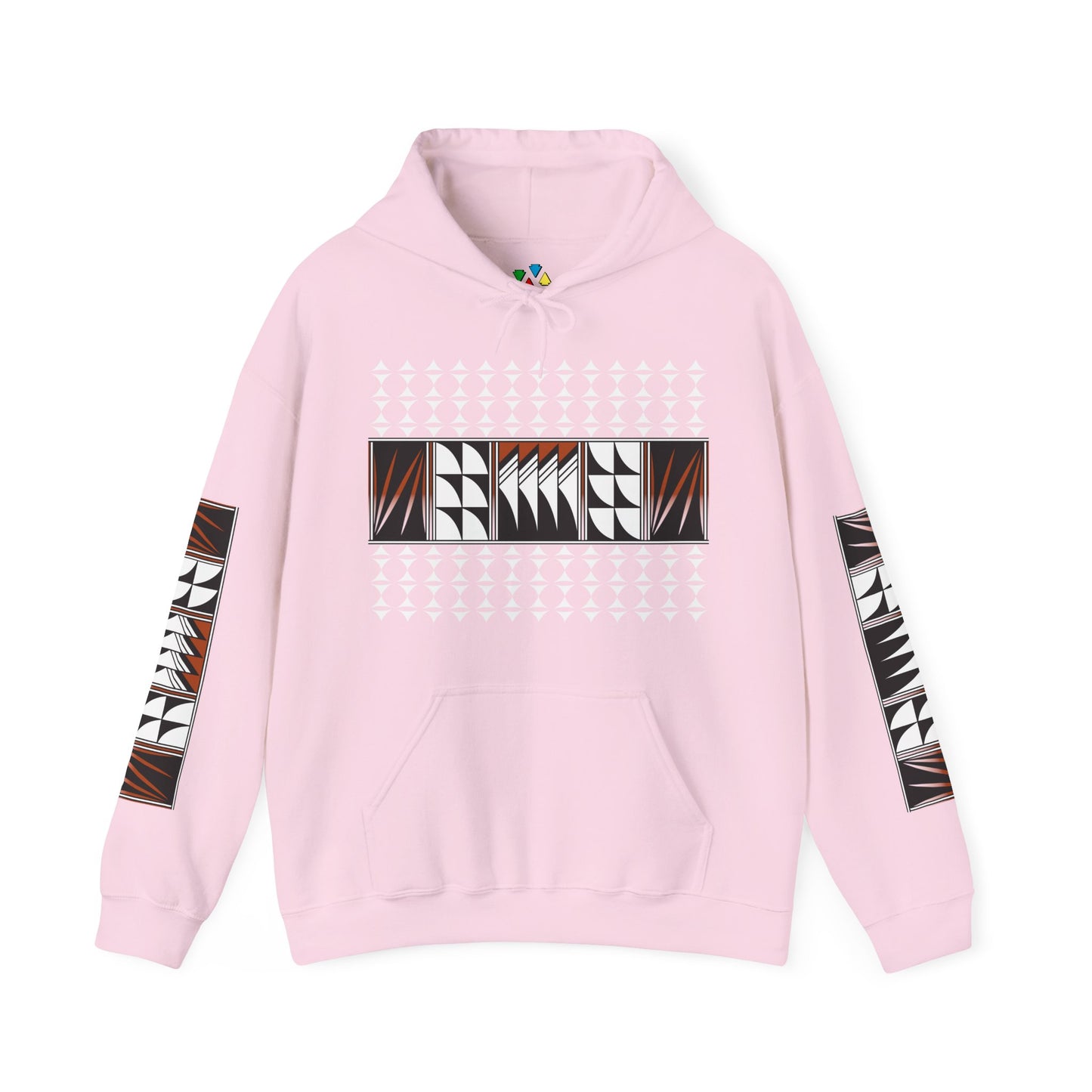 Blessed Feathers in Rust Unisex Hoodie