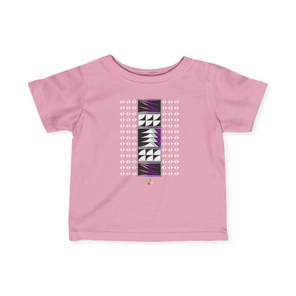 Purple Feather Blessings Infant Fine Jersey Tee