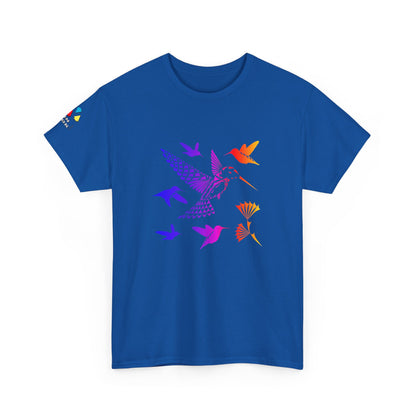 Rainbow Hummingbird Blessing Gildan Unisex Tee