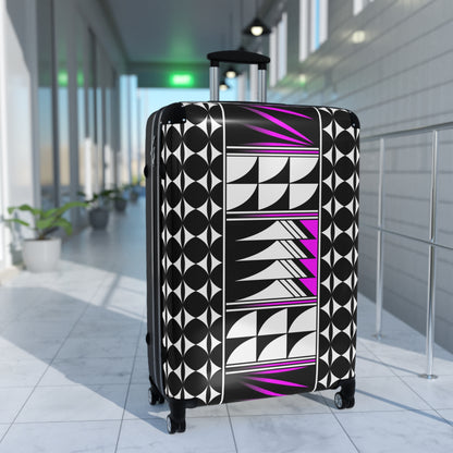 Blessed Feathers in Pink Suitcases