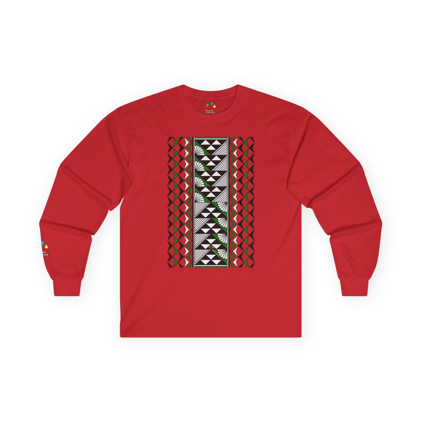 Sun and Rain in Green Unisex Long Sleeve Tee