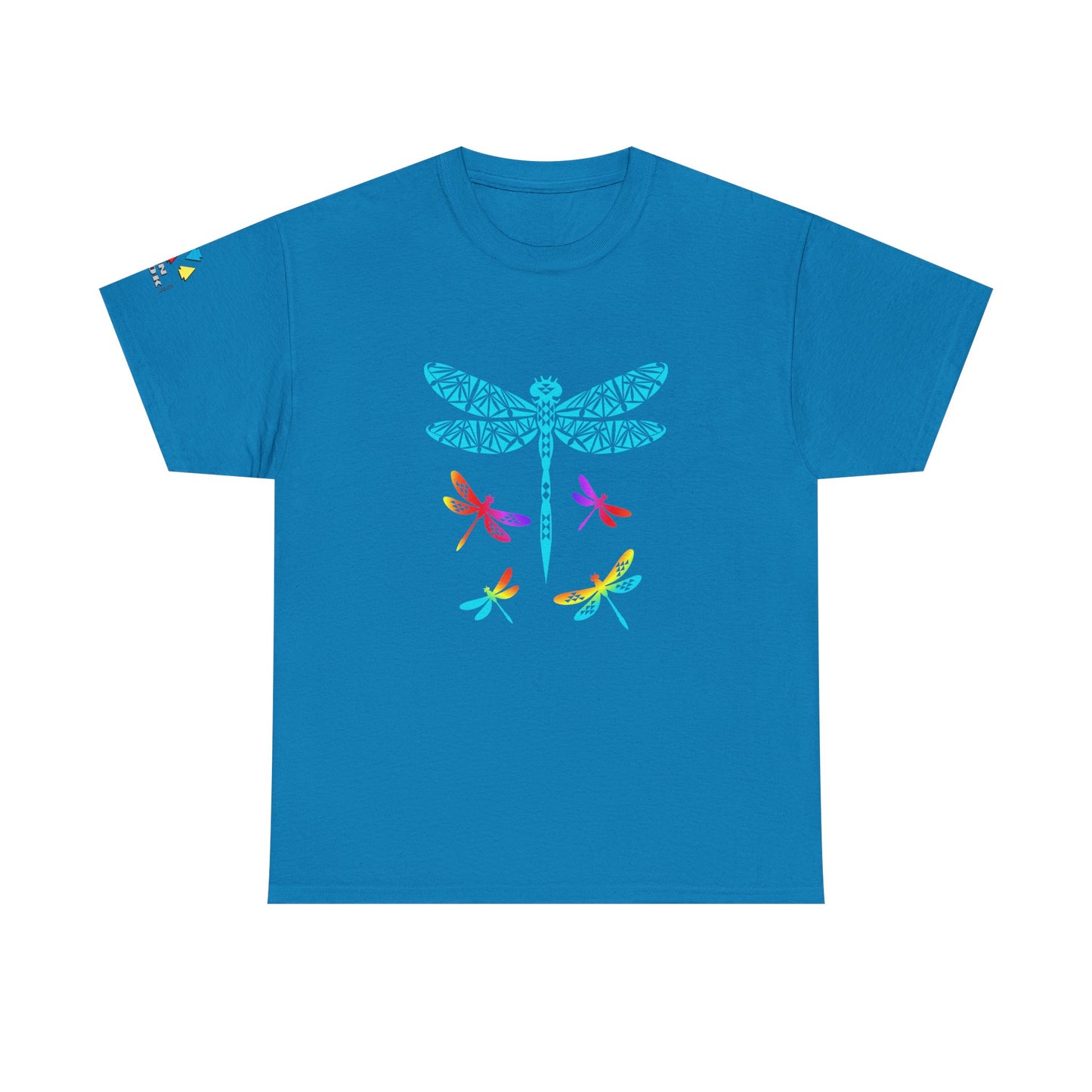 Rainbow Native Dragonfly Gildan Unisex Tee