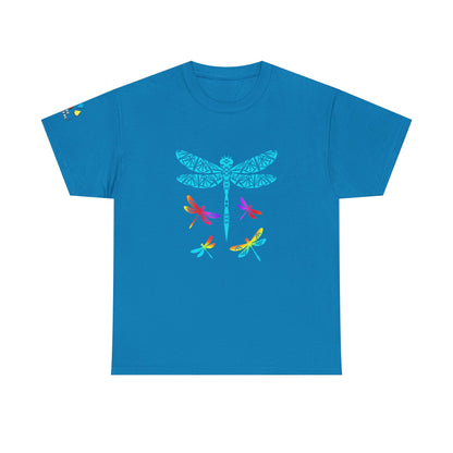 Rainbow Native Dragonfly Gildan Unisex Tee