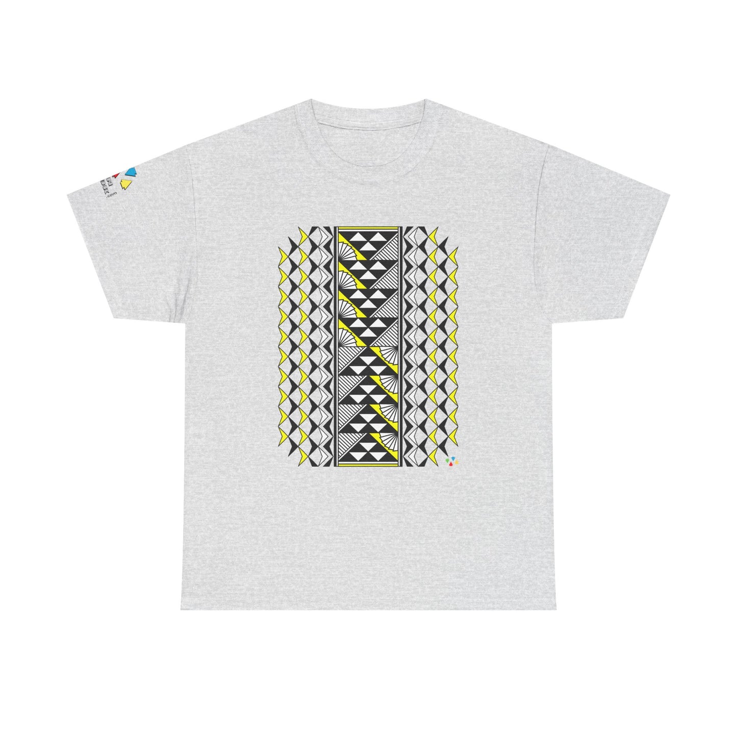 Sun and Rain in Yellow Gildan Unisex Tee