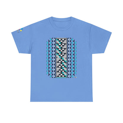 Sun and Rain in Turquoise Gildan Unisex Tee