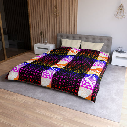 Rainbow Sunrise Microfiber Duvet Cover