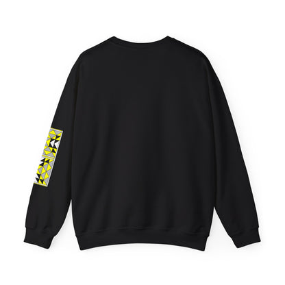 Sacred Mountains in Yellow Unisex Sweatshirt