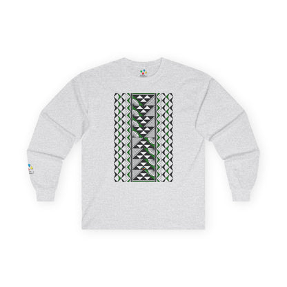 Sun and Rain in Green Unisex Long Sleeve Tee