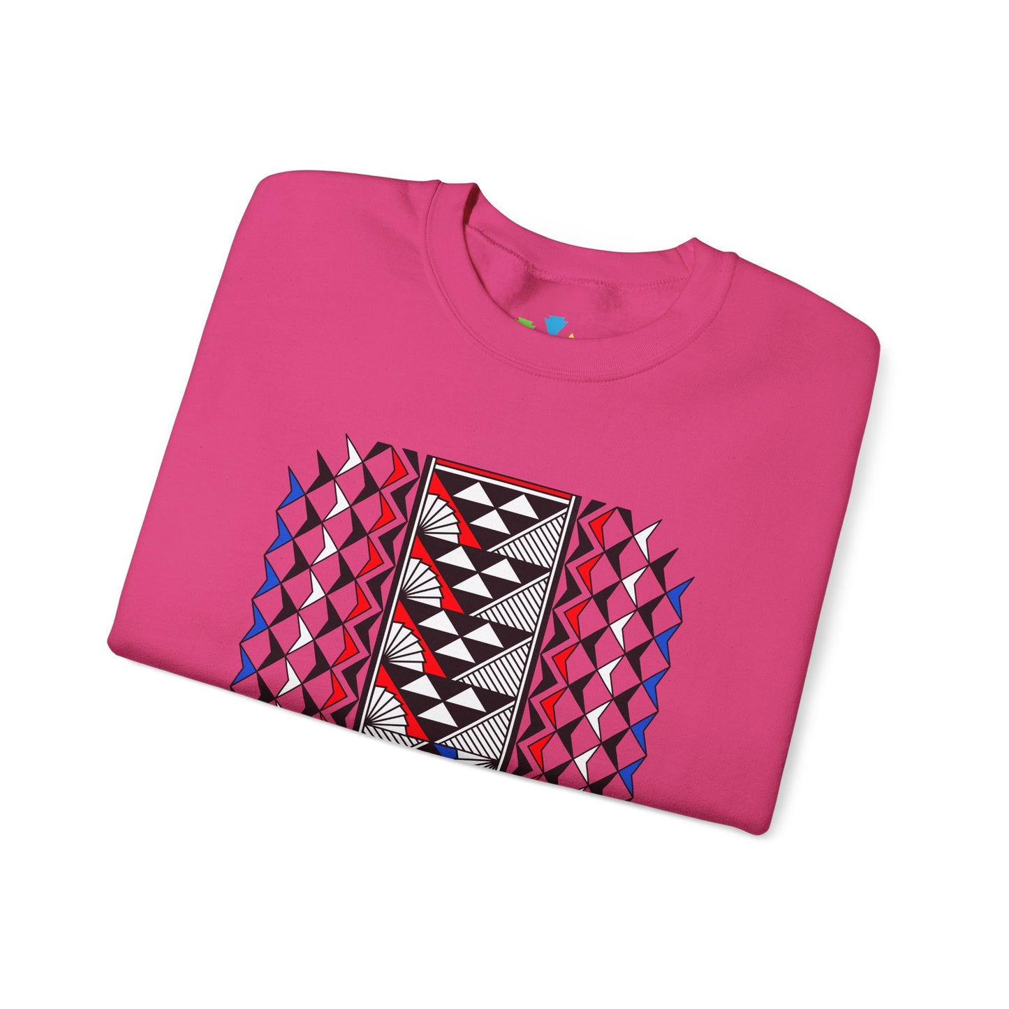 Sun and Rain in Red/White/Blue Unisex Sweatshirt