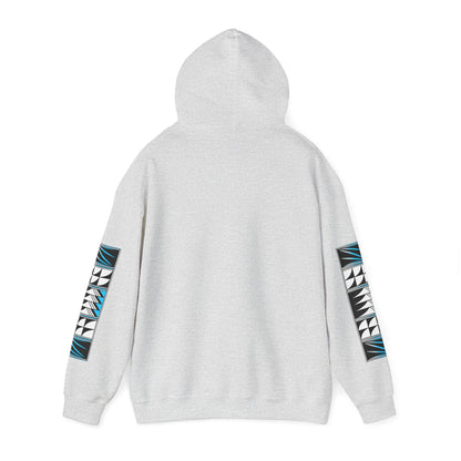 Blessed Feathers in Turquoise Unisex Hoodie