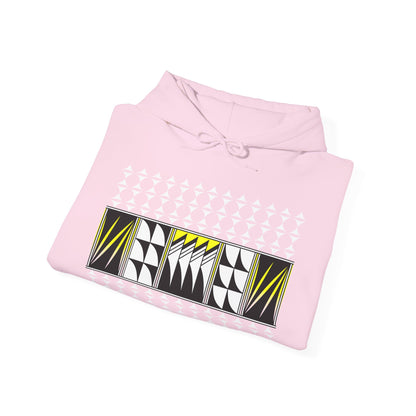 Blessed Feathers in Yellow Unisex Hoodie