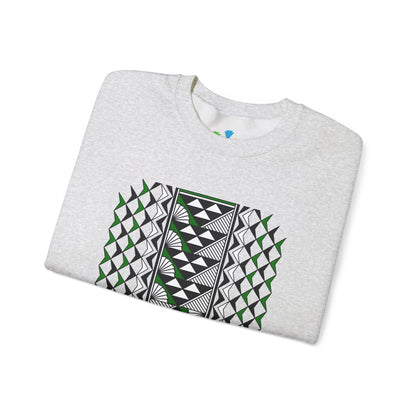 Sun and Rain in Green Unisex Sweatshirt