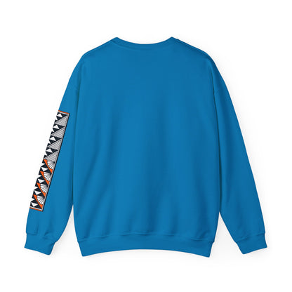 Sun and Rain in Orange Unisex Sweatshirt