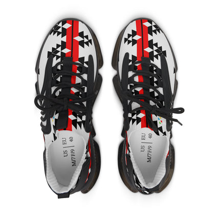 Native Stories - Red - Women's Mesh Sneakers