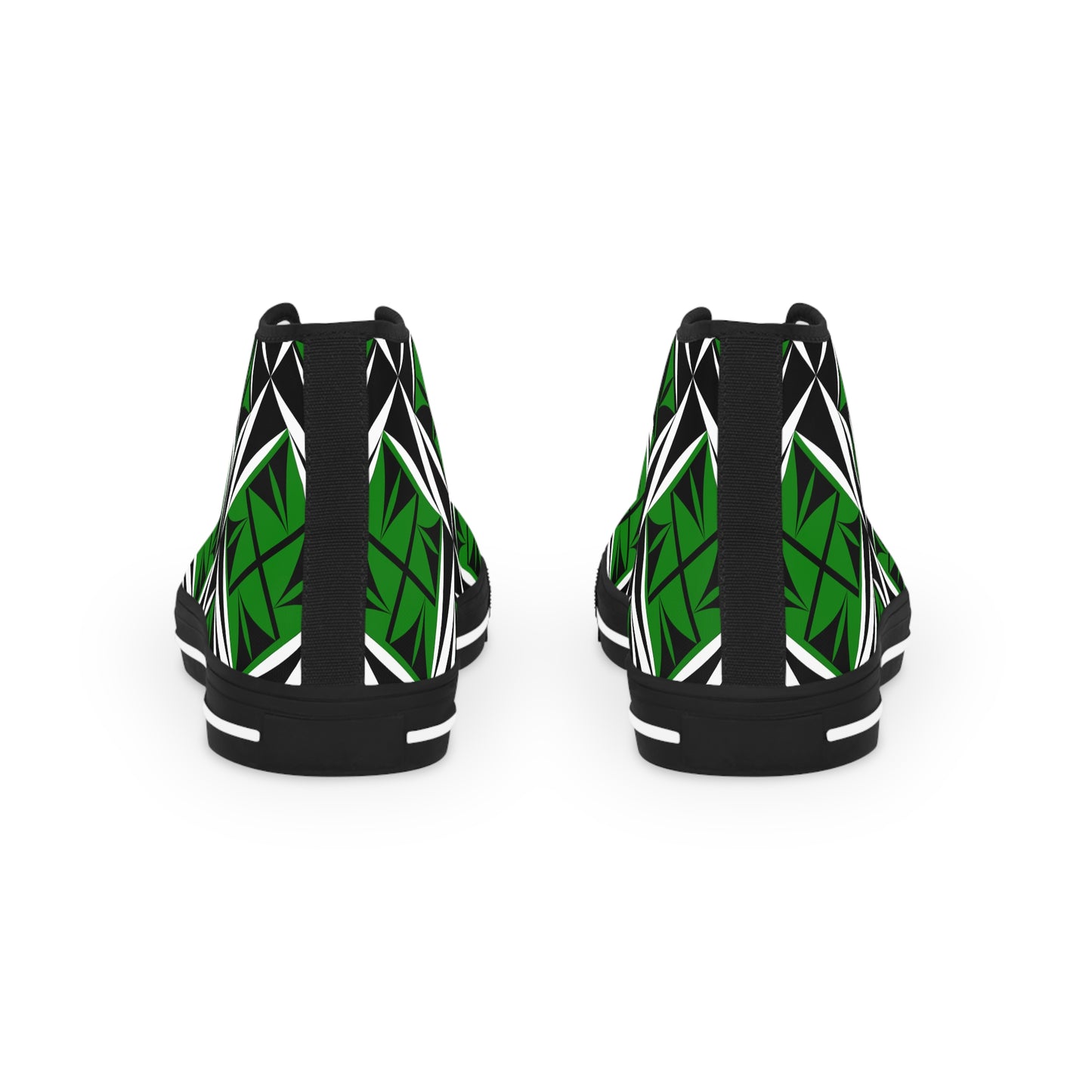 Sacred Winds in Green High Top Sneakers
