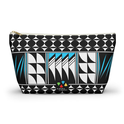 Blessed Feathers in Turquoise Pouch w T-bottom