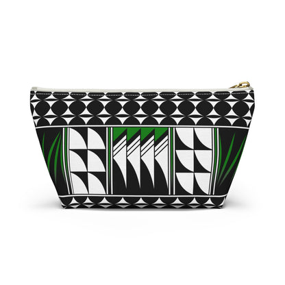 Blessed Feathers in Green Pouch w T-bottom