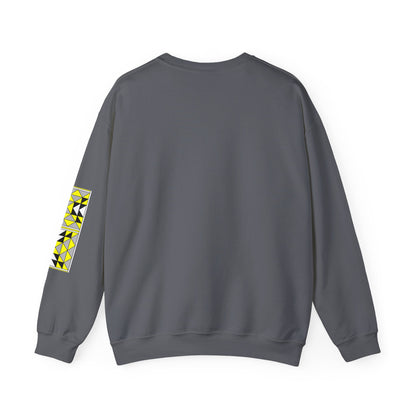 Sacred Mountains in Yellow Unisex Sweatshirt