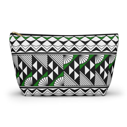 Sun and Rain in Green Pouch w T-bottom