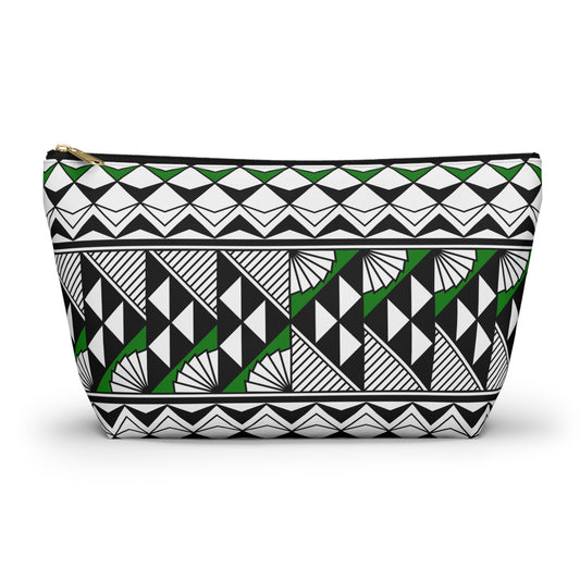 Sun and Rain in Green Pouch w T-bottom