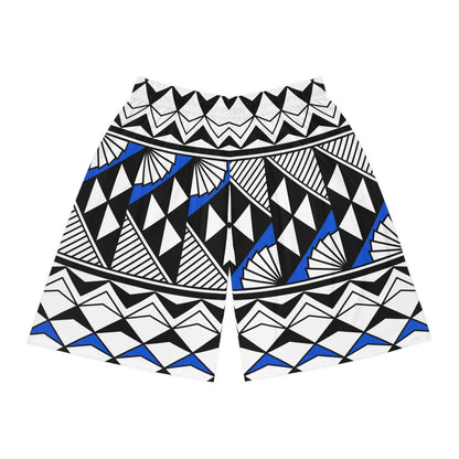 Sun and Rain in Blue Basketball Shorts